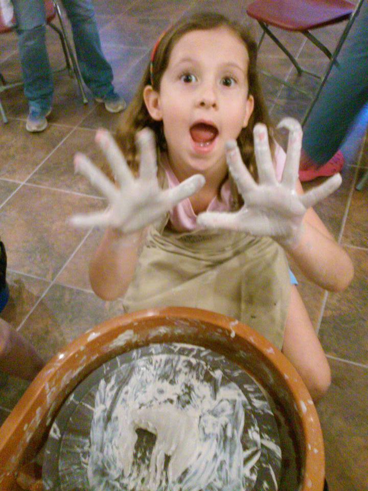 Kids & Family Clay Wheel Throwing - Burst of Butterflies