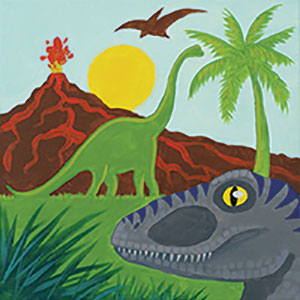 Kids Canvas - Dinosaur Kingdom