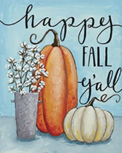 Canvas Painting - Happy Fall