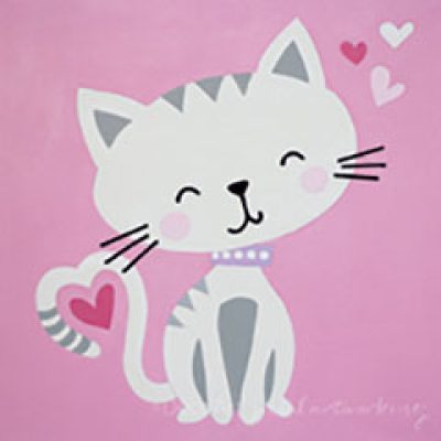 Kids Canvas - Kitty Love