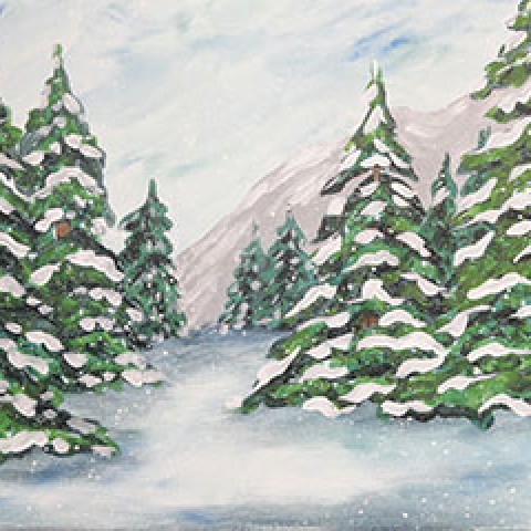 Snow on the Pines