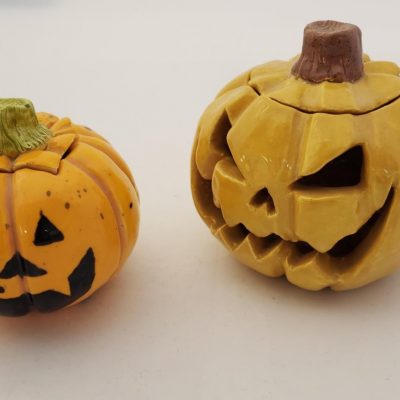 handbuild pumpkins