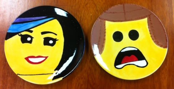 Lego Character Plate