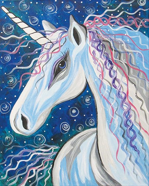 Unicorn - Canvas Painting Project