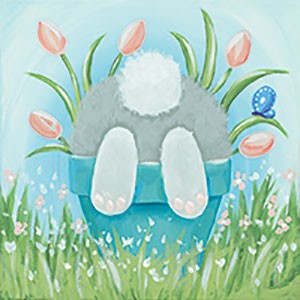 Shy Bunny - Canvas Painting Project