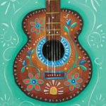 Mexican Guitar Design Template