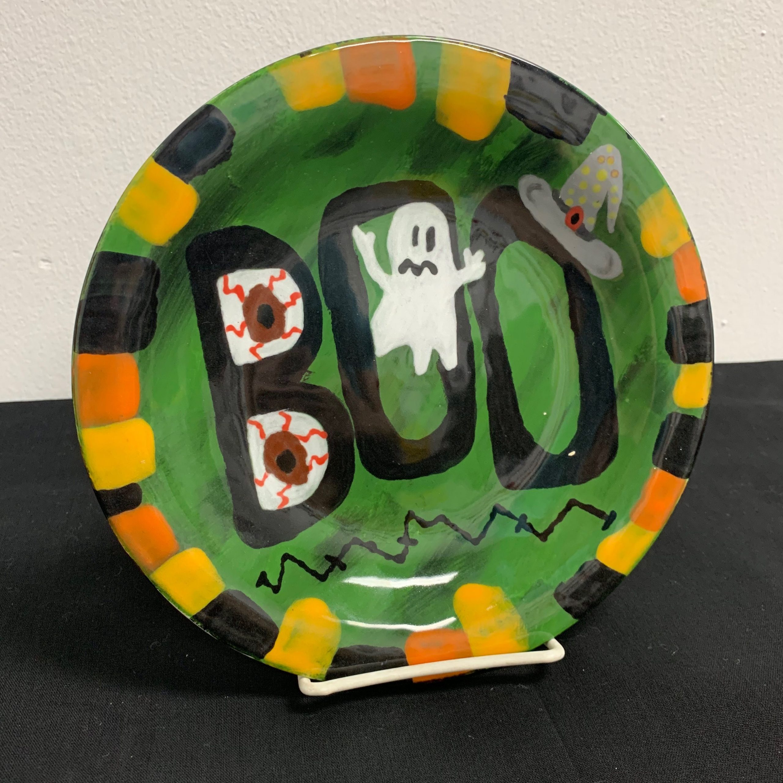 Boo Plate - Ceramic Painting