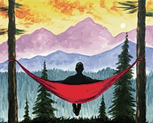 Canvas Painting - Mountain Hammock