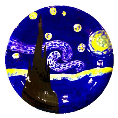 Winter Camp - Starry Night Plate