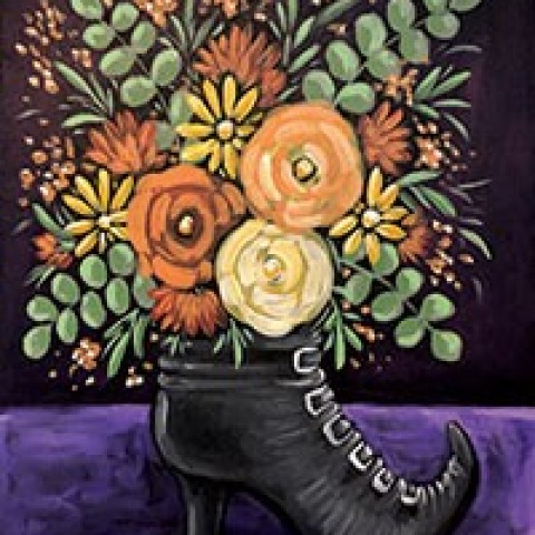 Witch's Boot Bouquet
