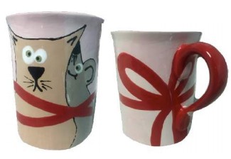 Wrapped Up In Love Mug - Pottery Painting