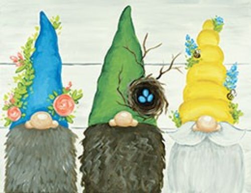 Garden Gnomes - Canvas Painting