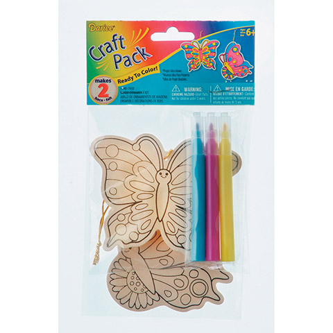 Wood Ornament Kit - Butterfly - Makes 2