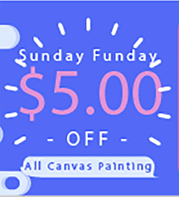 Sunday Funday $5 Off Canvas Painting