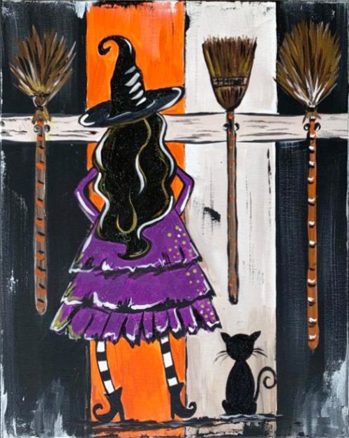 Witches Be Crazy - Canvas Painting Class