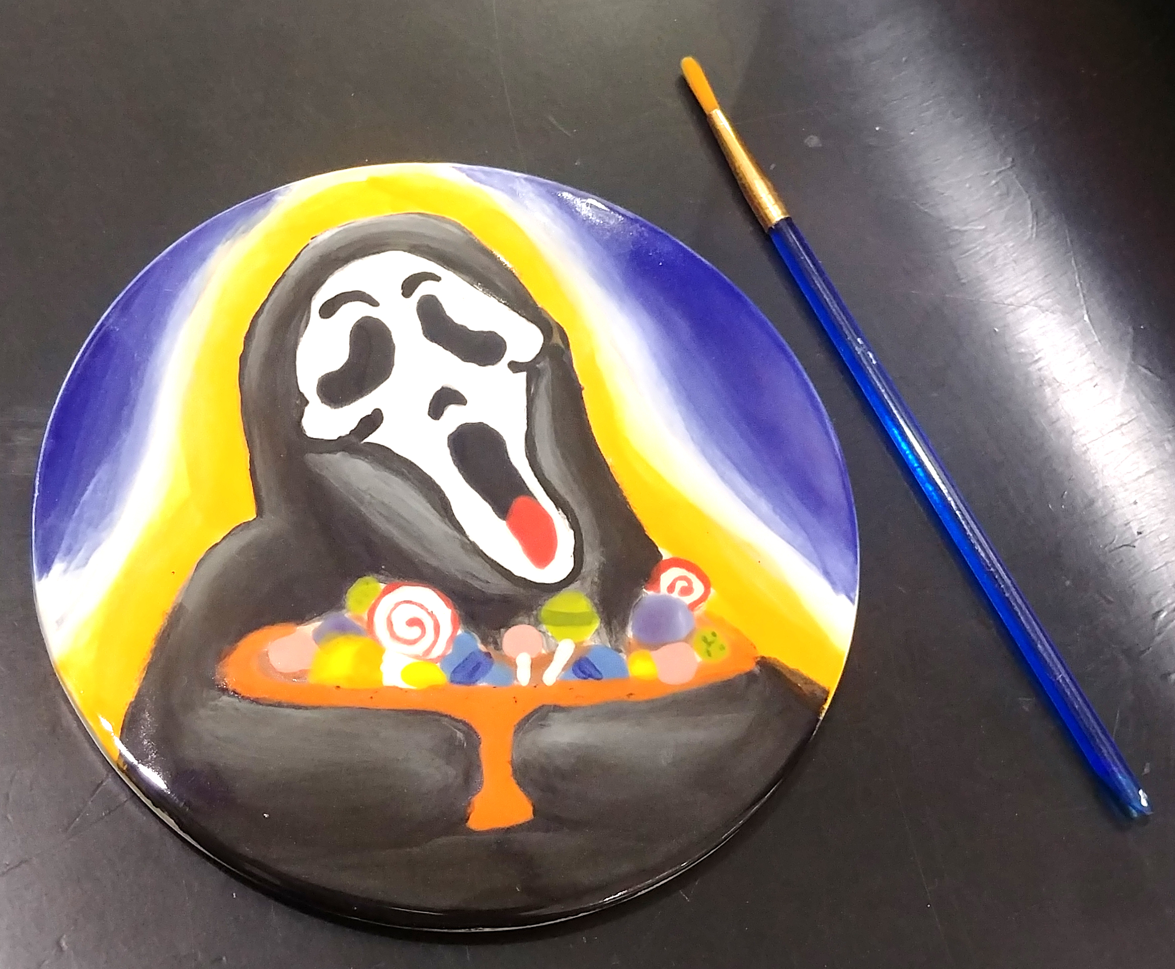 Scream Has The Candy - Pottery Painting Class