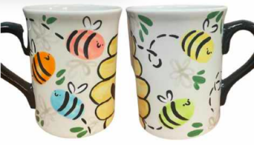 Busy Beehive Mug - Pottery Painting