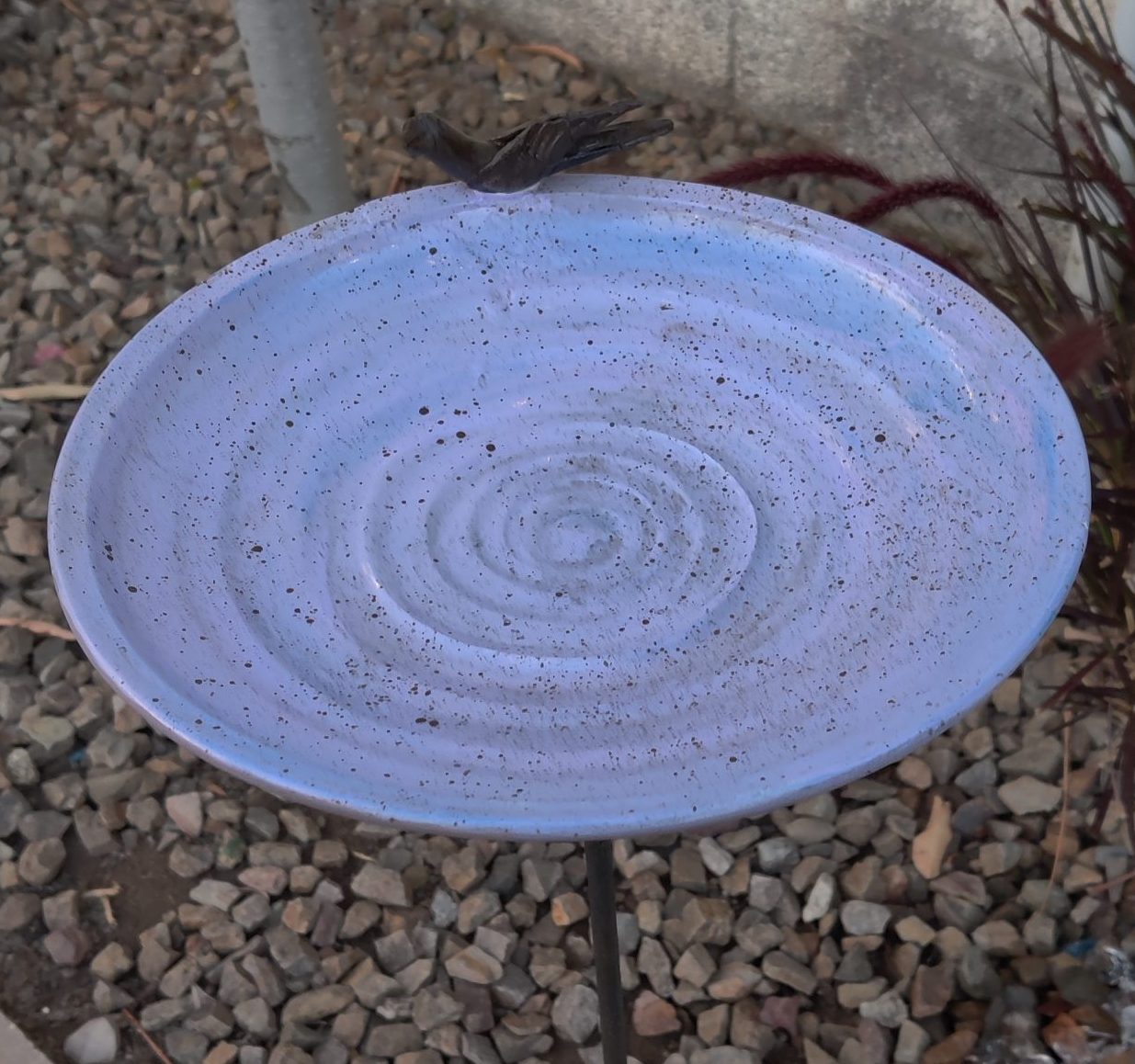 Bird Bath Repair Burst of Butterflies