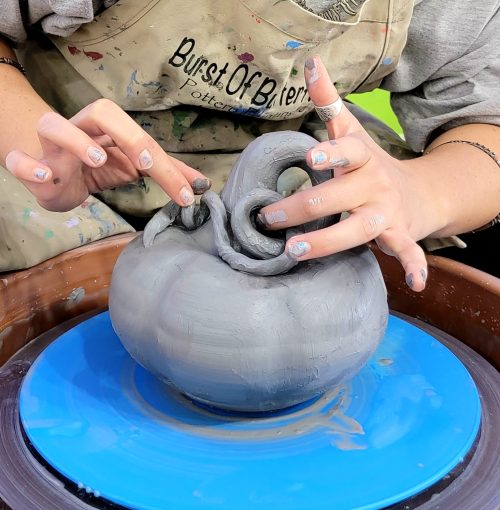 Clay Wheel Throwing - Pumpkins