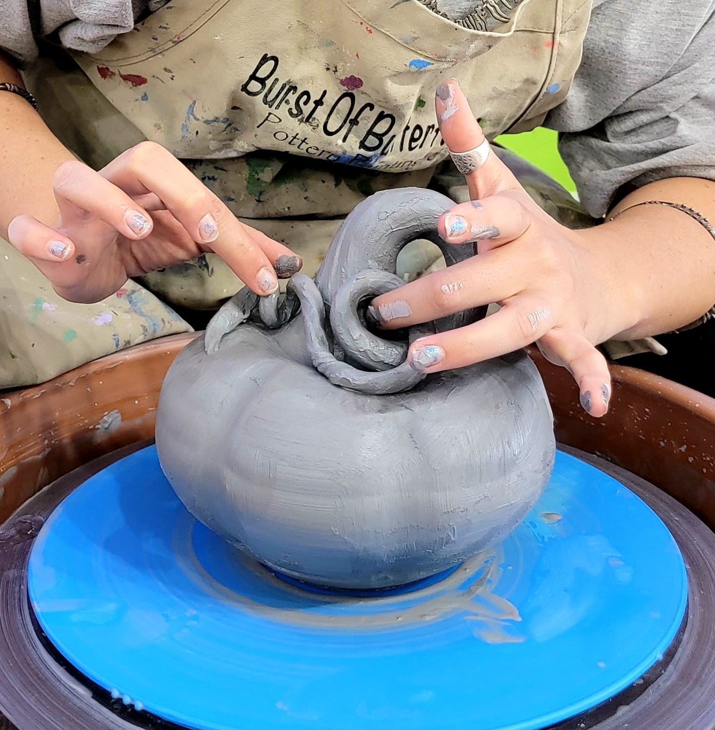 Clay Wheel Throwing - Pumpkins