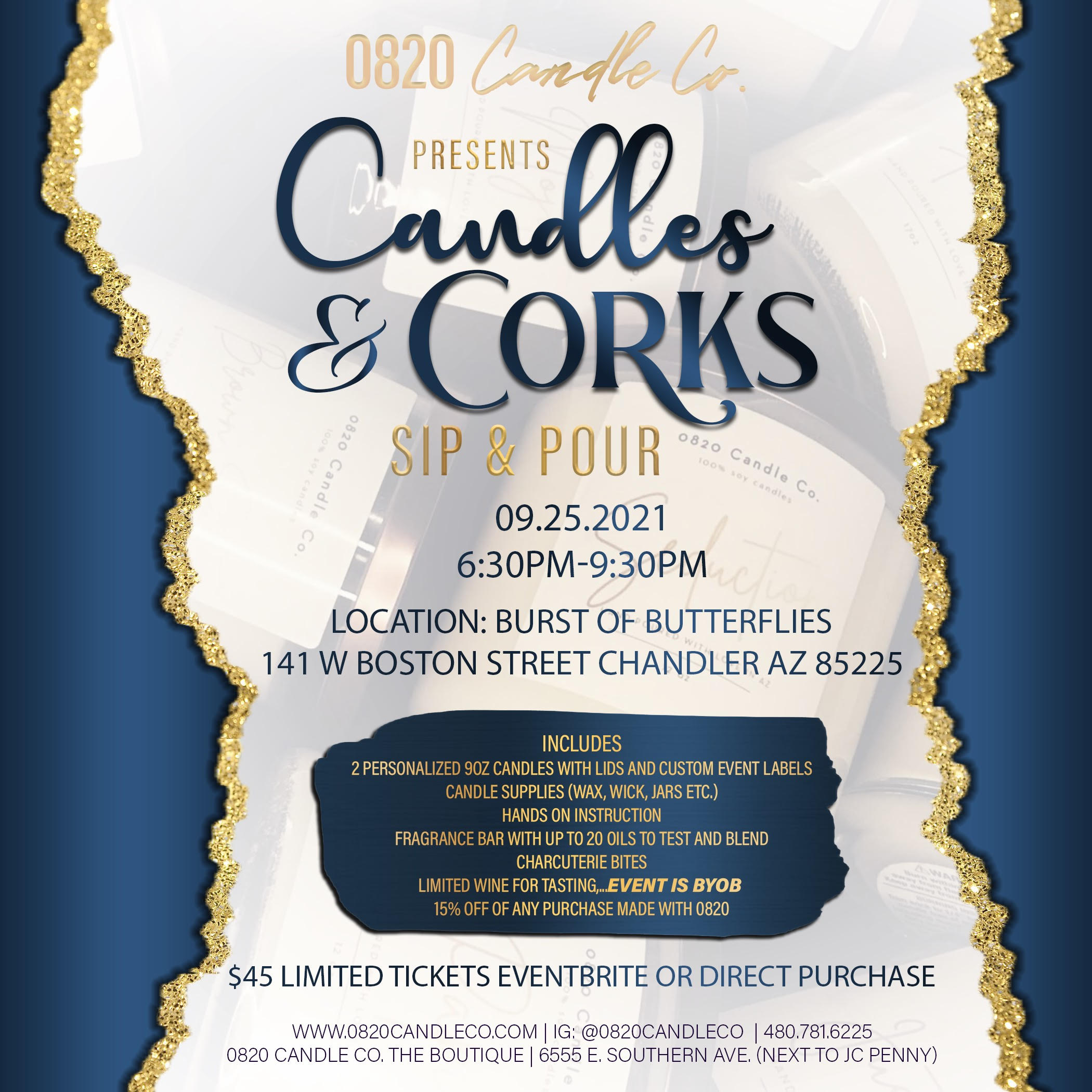 Corks & Candles - Candle Making
