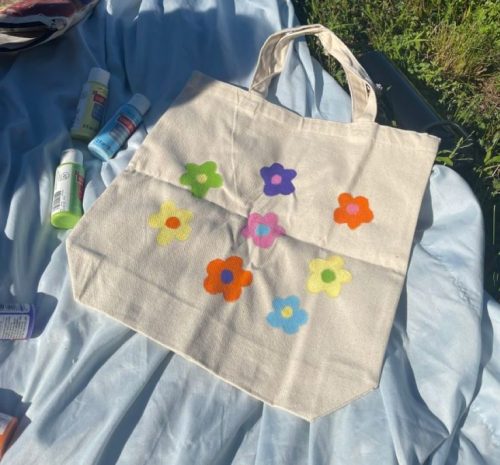 Paint tote bag sale