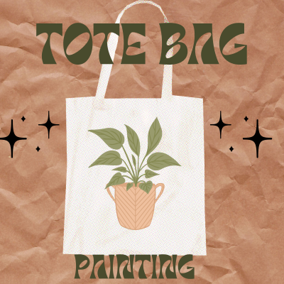 Paint Your Own Tote Bag! September Event