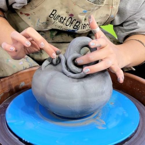 Clay Wheel Throwing - Pumpkins