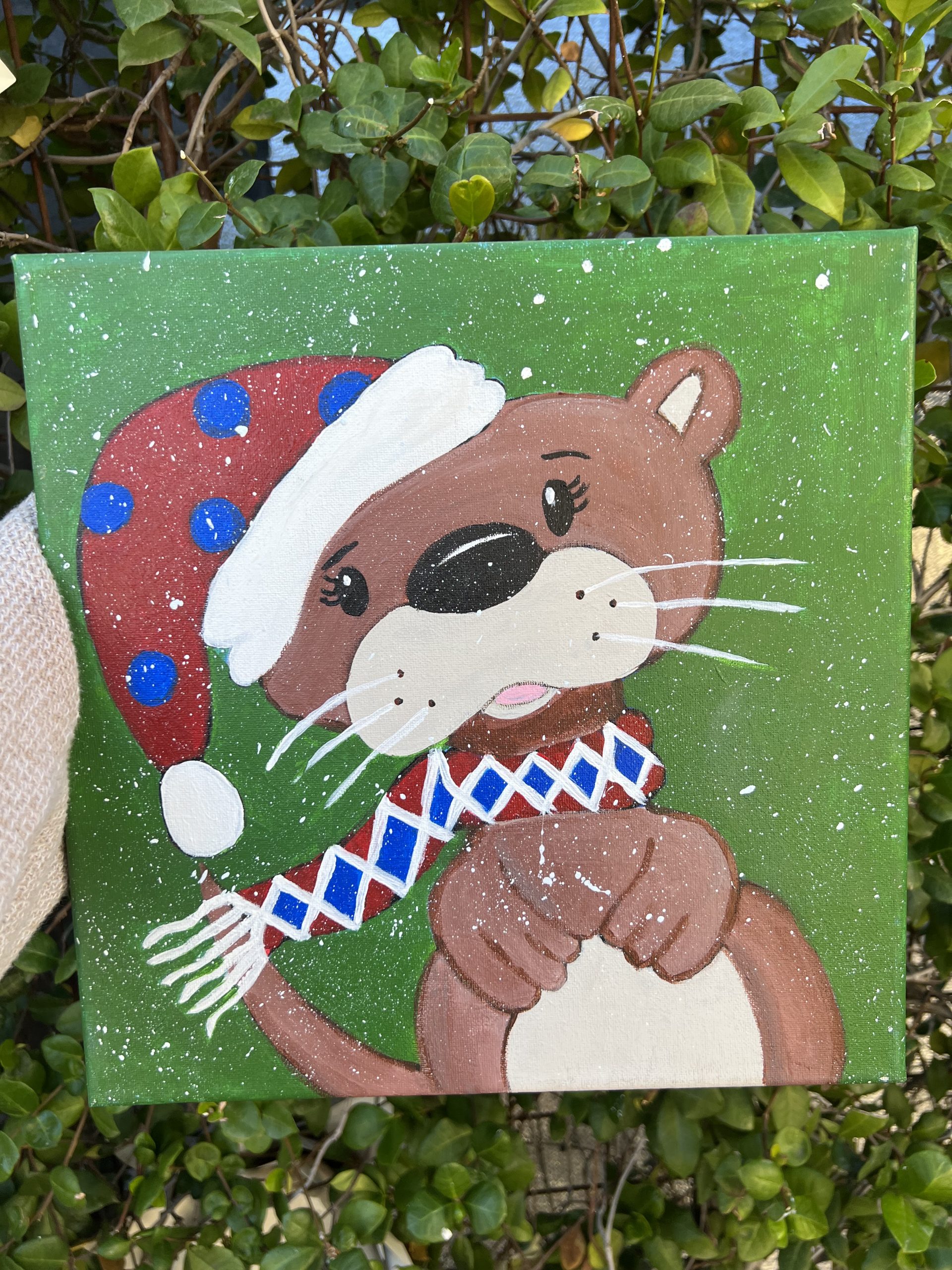 Winter Otter - Canvas Class