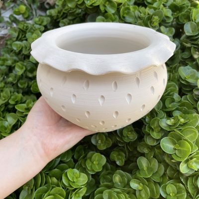 Strawberry Pot - Wheel Throwing Class