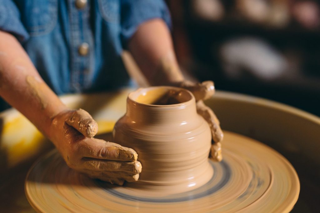 Kids & Family Clay Wheel Throwing - Burst of Butterflies