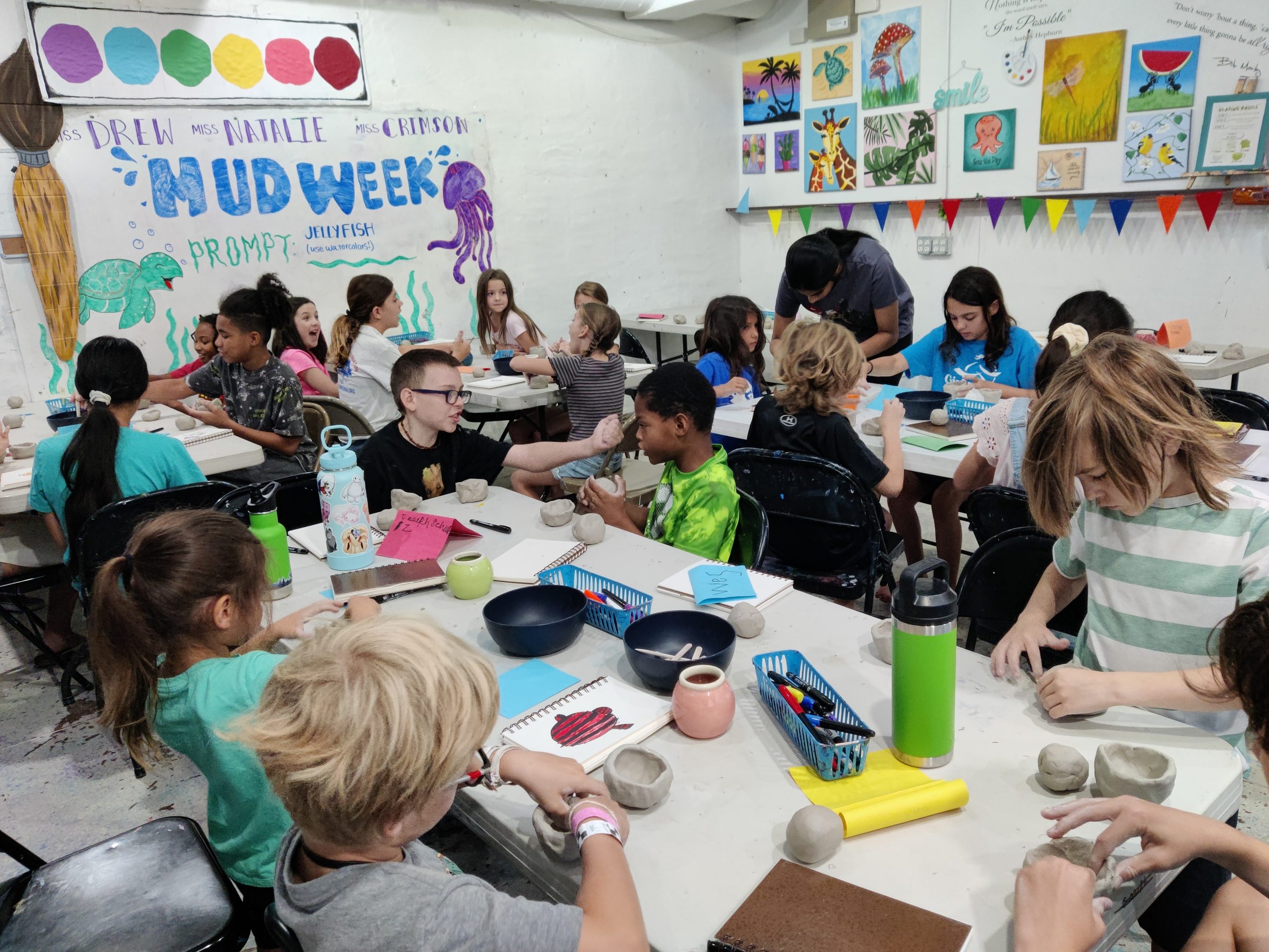 Kids Summer Wet Clay-Wheel Camp