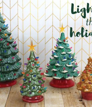 Happy Little Trees - Vintage Ceramic Tree (light up) Painting Event