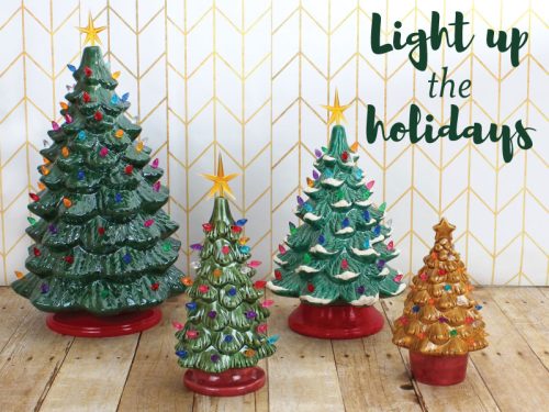 Happy Little Trees - Vintage Ceramic Tree (light up) Painting Event