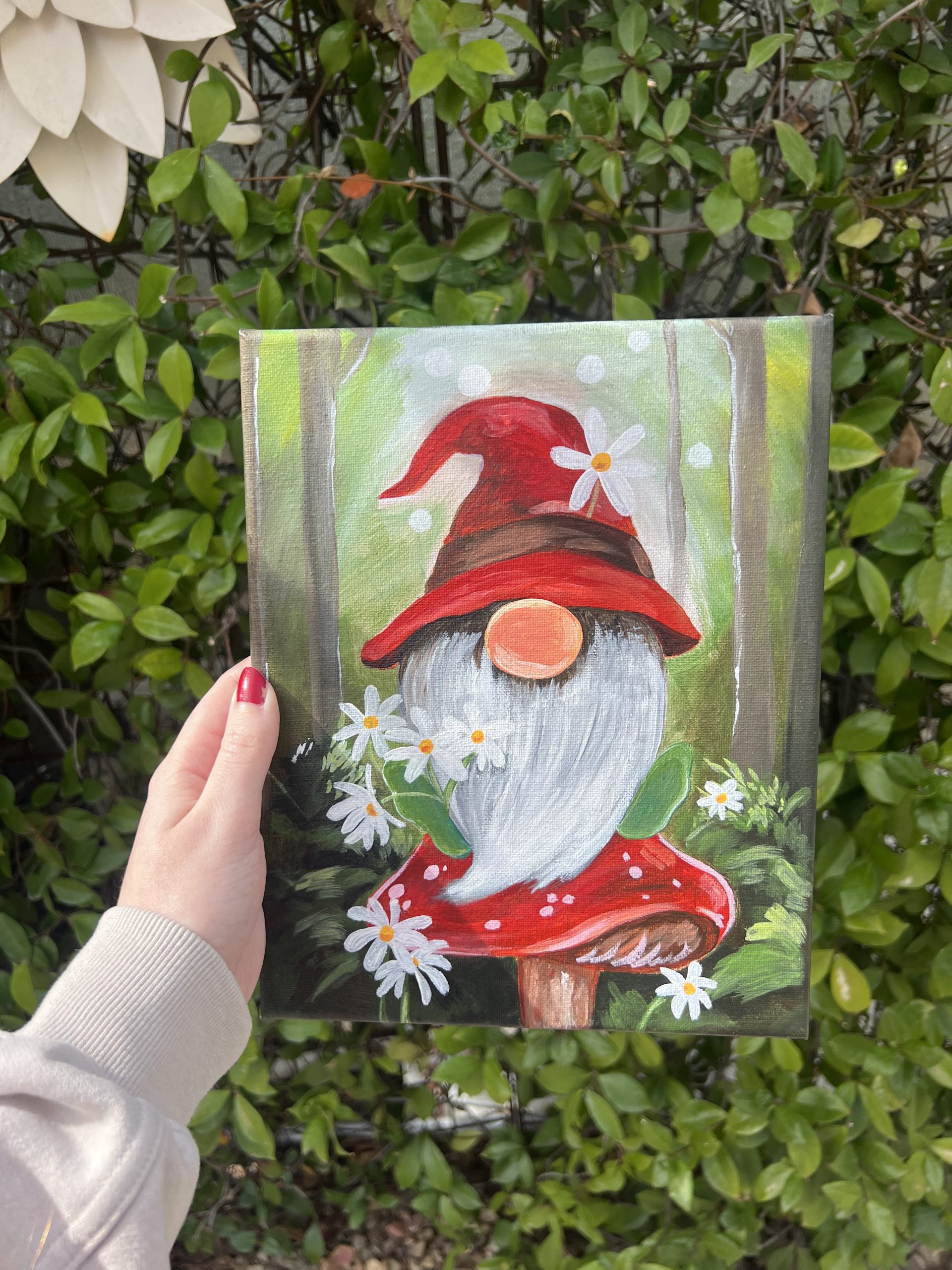 Woodland Gnome Canvas Class