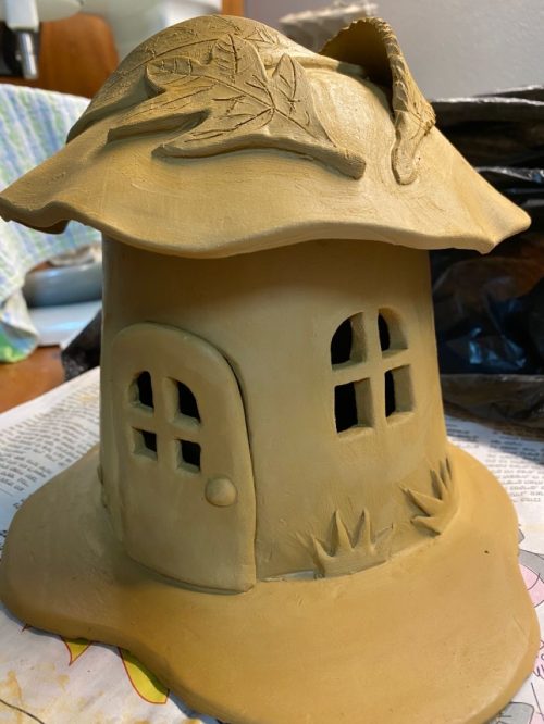 Hand Building Clay Class - Fairy House Tea Light Holder