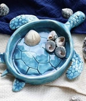 Sea Turtle Dish - Clay Hand Building Class