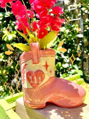 Cowboy Boot Planter - Hand-Building Clay Class