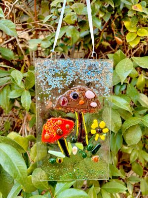 Glass Fusing Class - Mushroom Sun-Catcher