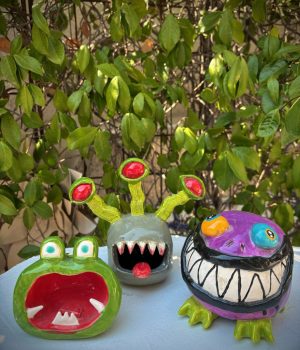 Spooky Silly Monsters - Hand-building Clay Class