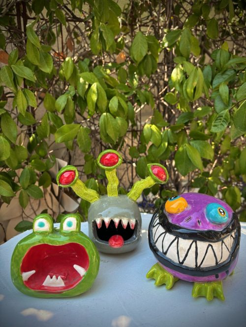 Spooky Silly Monsters - Hand-building Clay Class