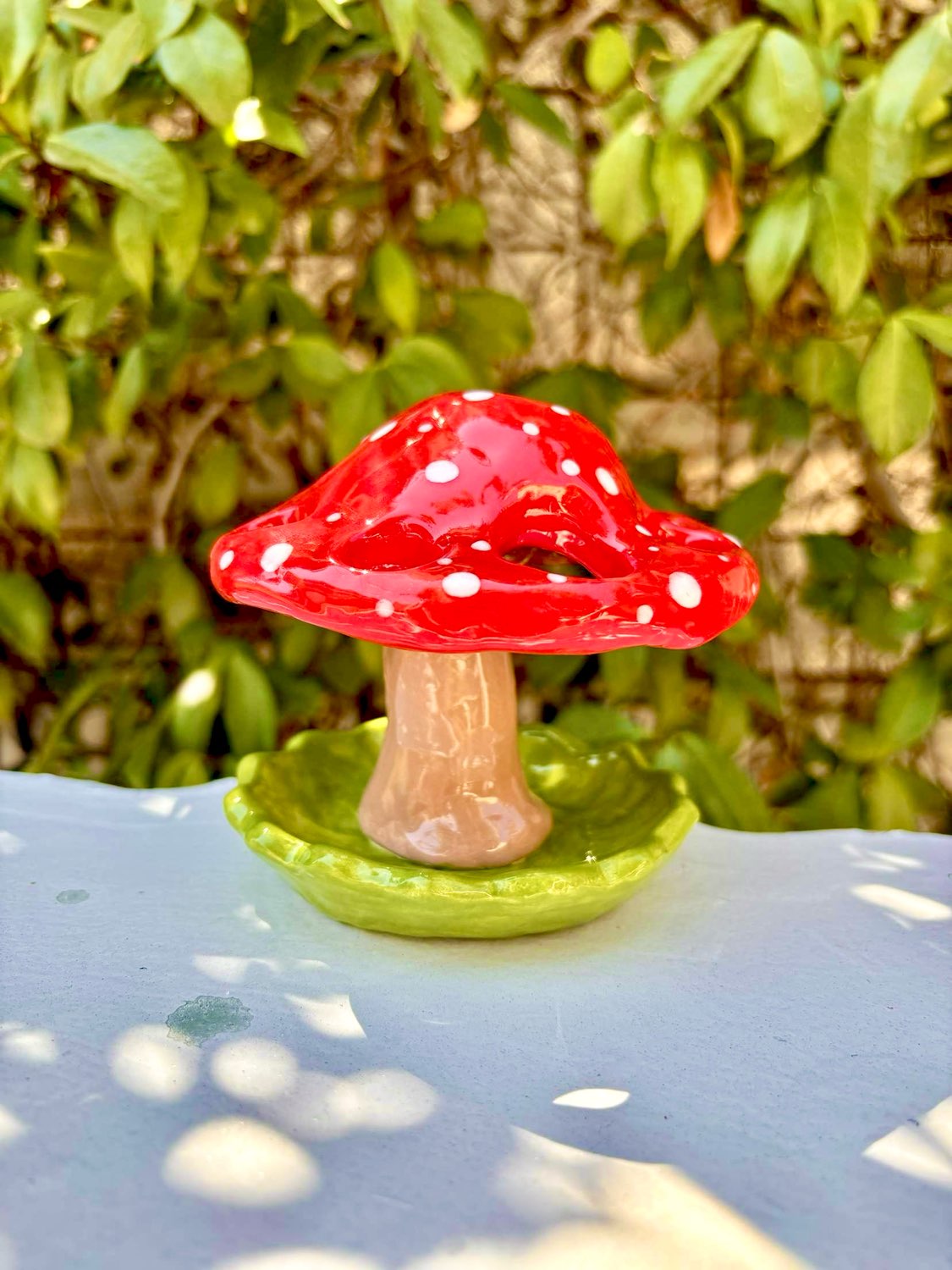 Mushroom Paint Brush Holder - Hand-building Clay Class