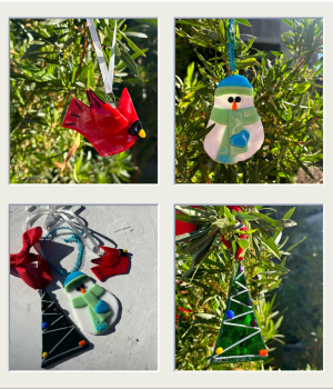 Glass Fusing Workshop - Two Holiday Ornaments