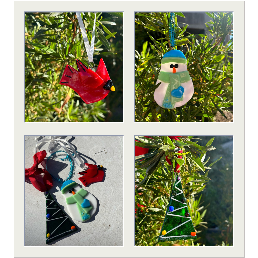 Glass Fusing Workshop - Two Holiday Ornaments