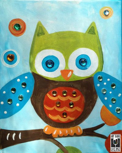 Owl Canvas Class - Kids And Family