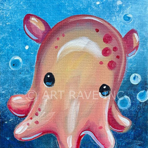 Darling Dumbo Octopus Canvas Design