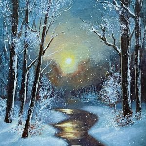 Winter Solstice Canvas Design