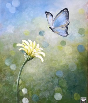 Butterfly Kisses - Canvas Paint & Sip