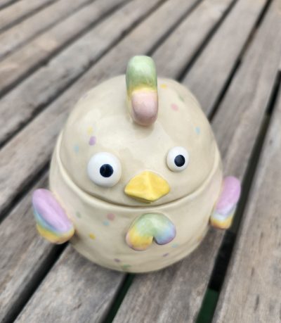 Funky Chicken Jar - Hand-building Clay Class