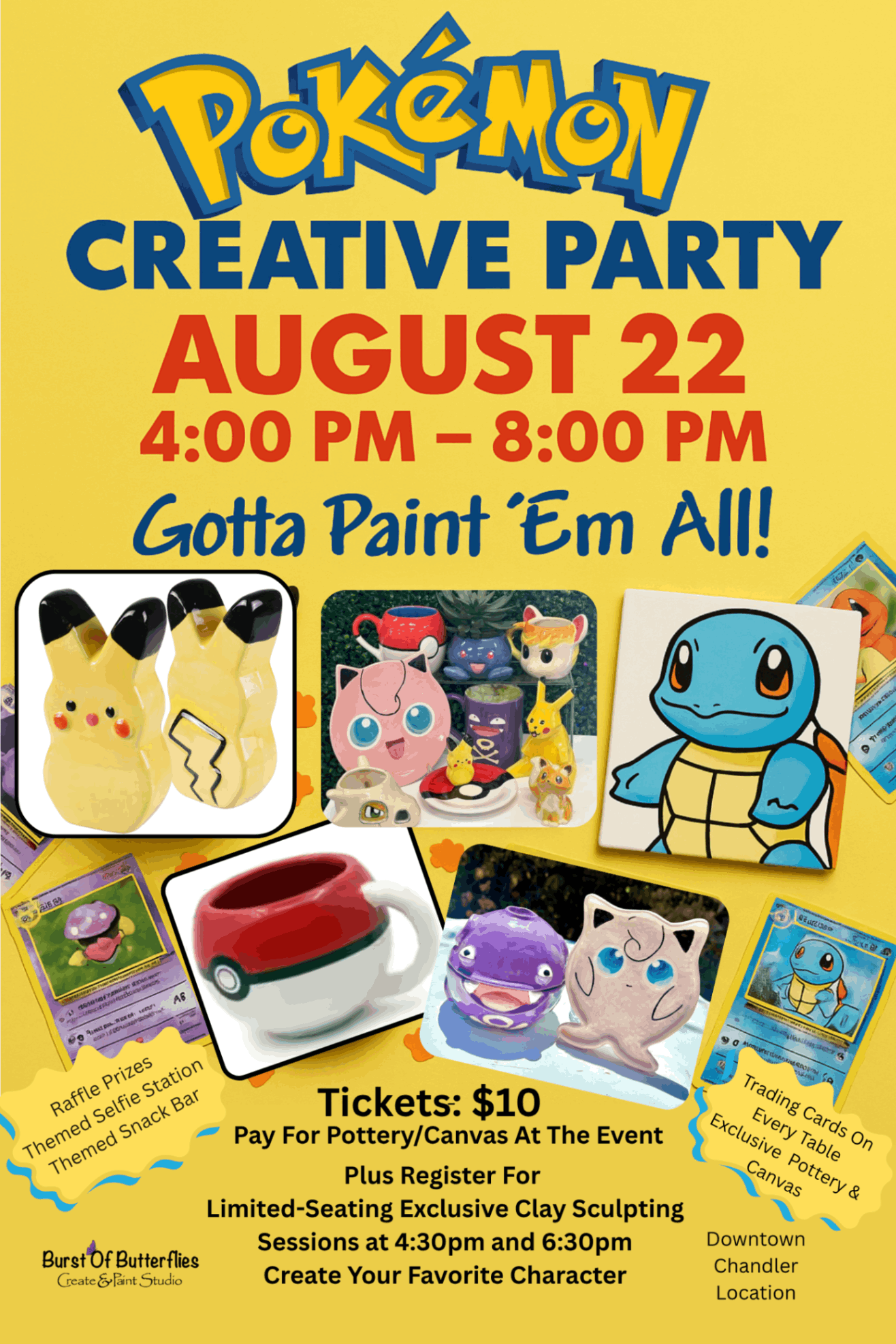 Poké Bash - Create & Paint Party